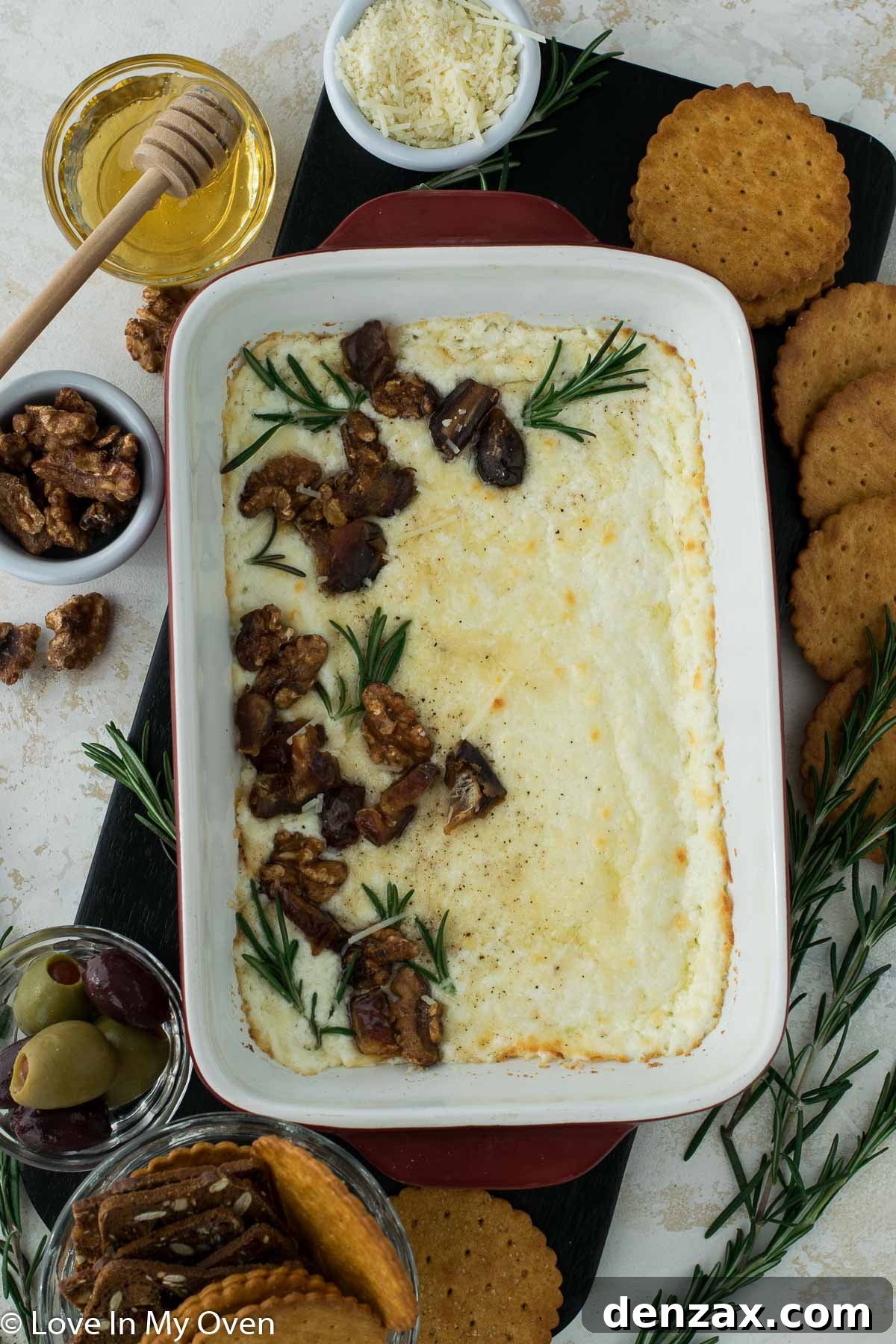baked goat cheese dip