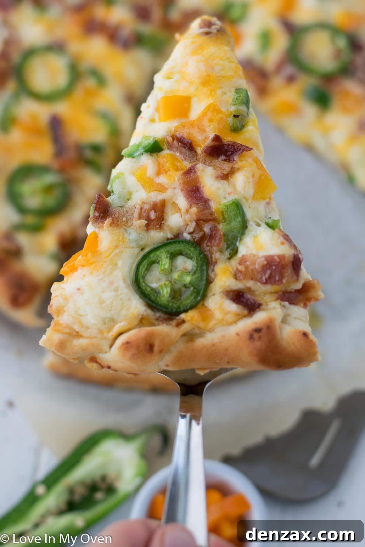jalapeno popper pizza