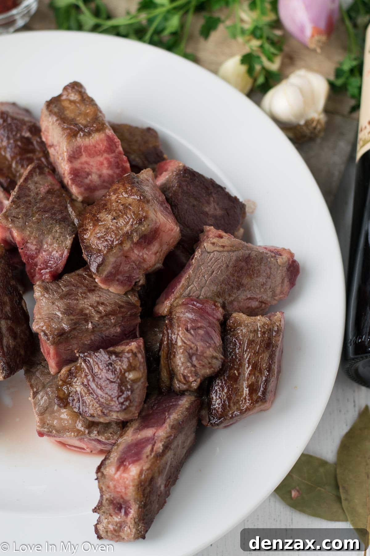 Searing Short Ribs in a Dutch Oven