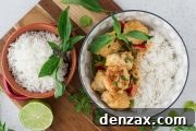 thai chicken meatballs with rice
