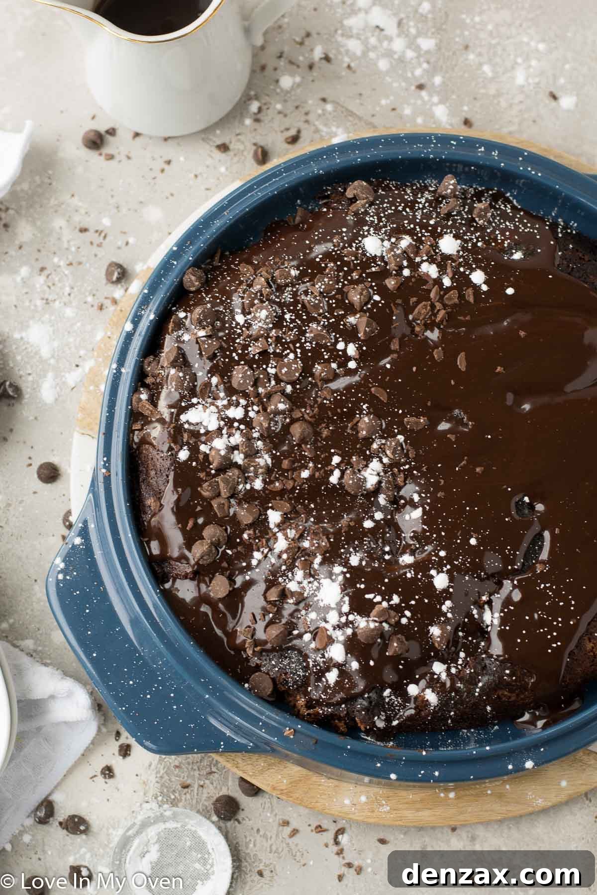 Decadent Stovetop Chocolate Upside Down Cake