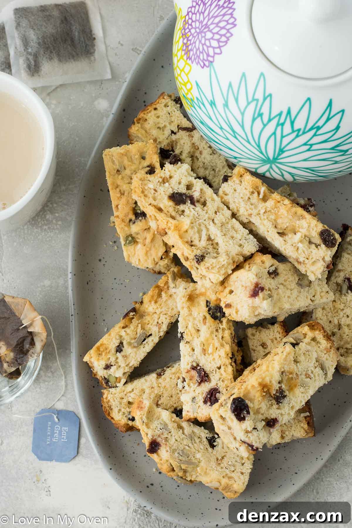 Close-up of South African buttermilk rusks
