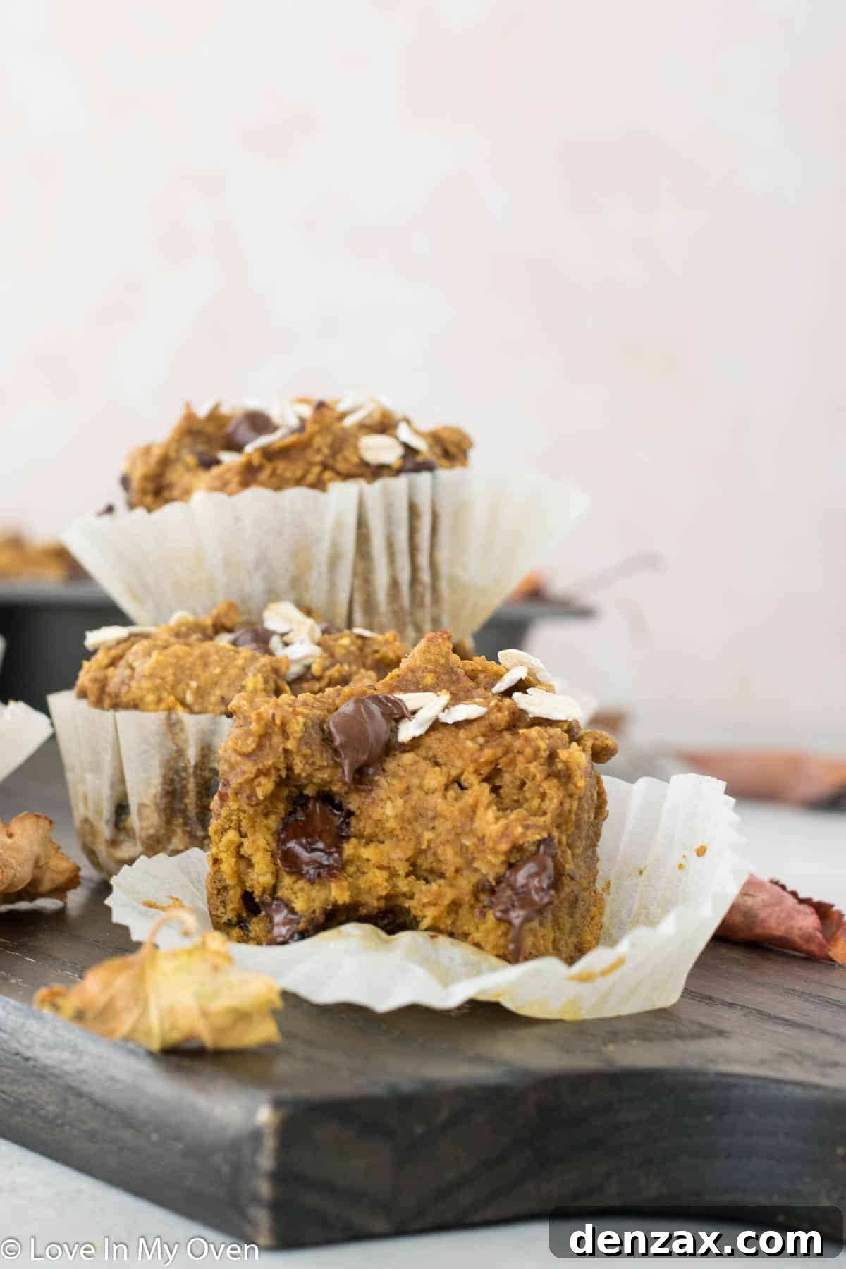 healthy pumpkin muffins