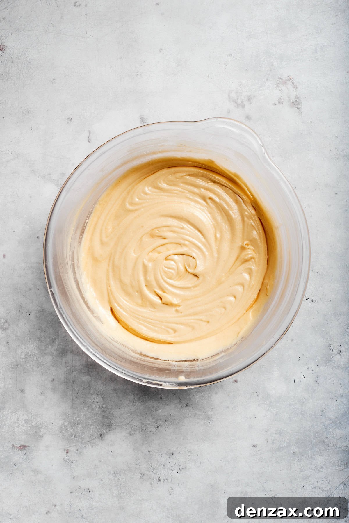 Sock it to me cake batter in bowl.