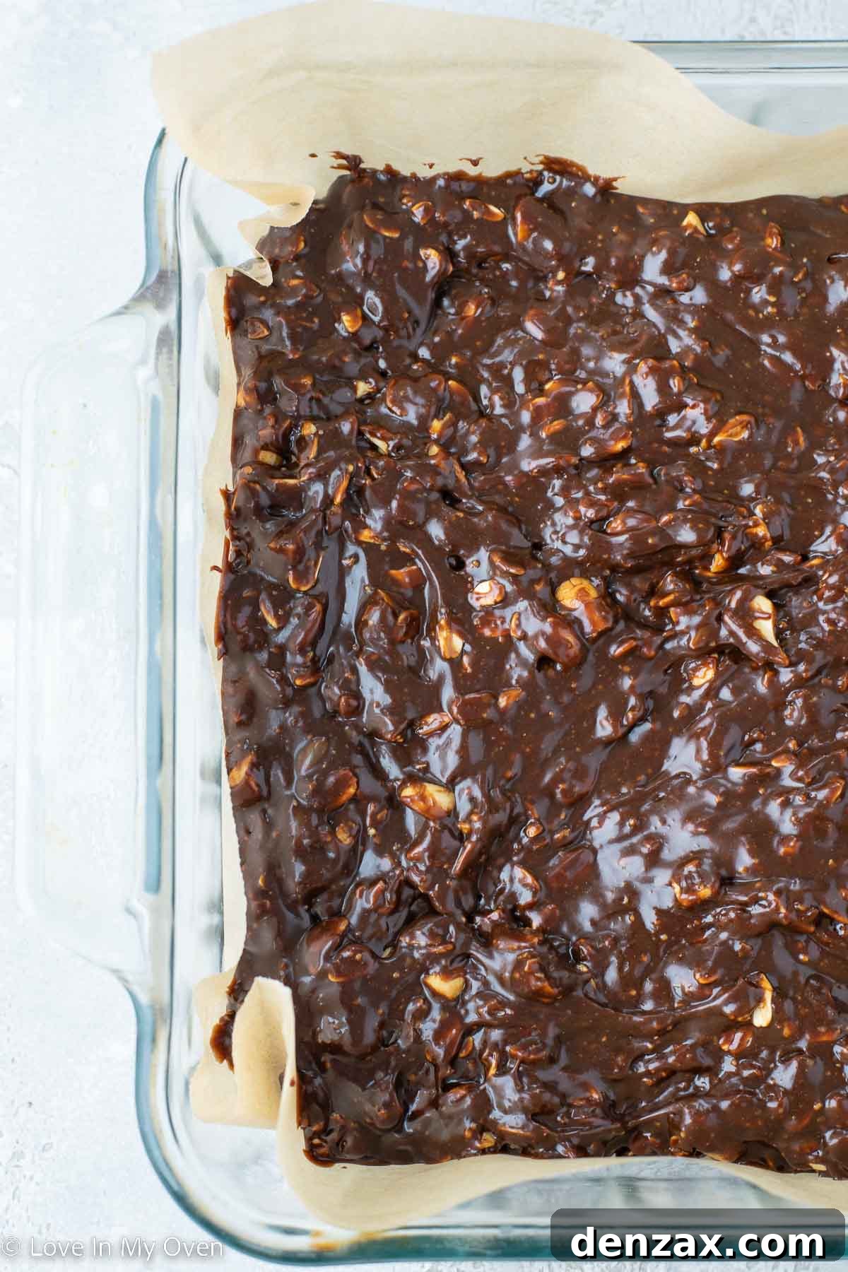 Homemade Eat-more bars cut into squares