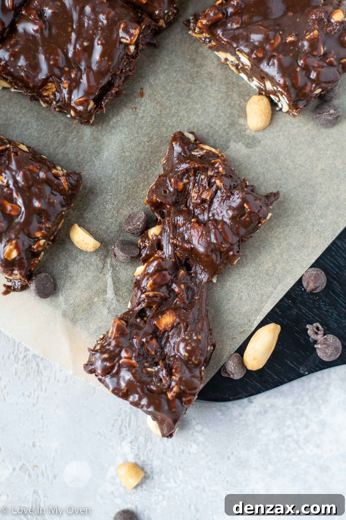 Assortment of homemade Eat-more bars