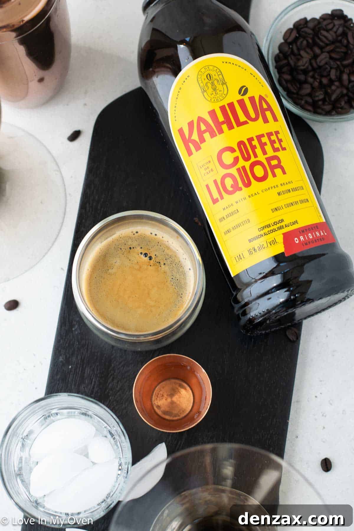 espresso martini with foam