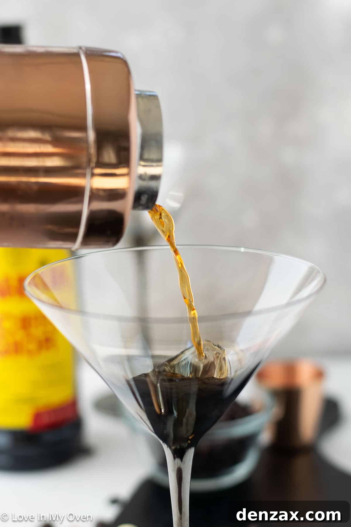 three espresso martini cocktails