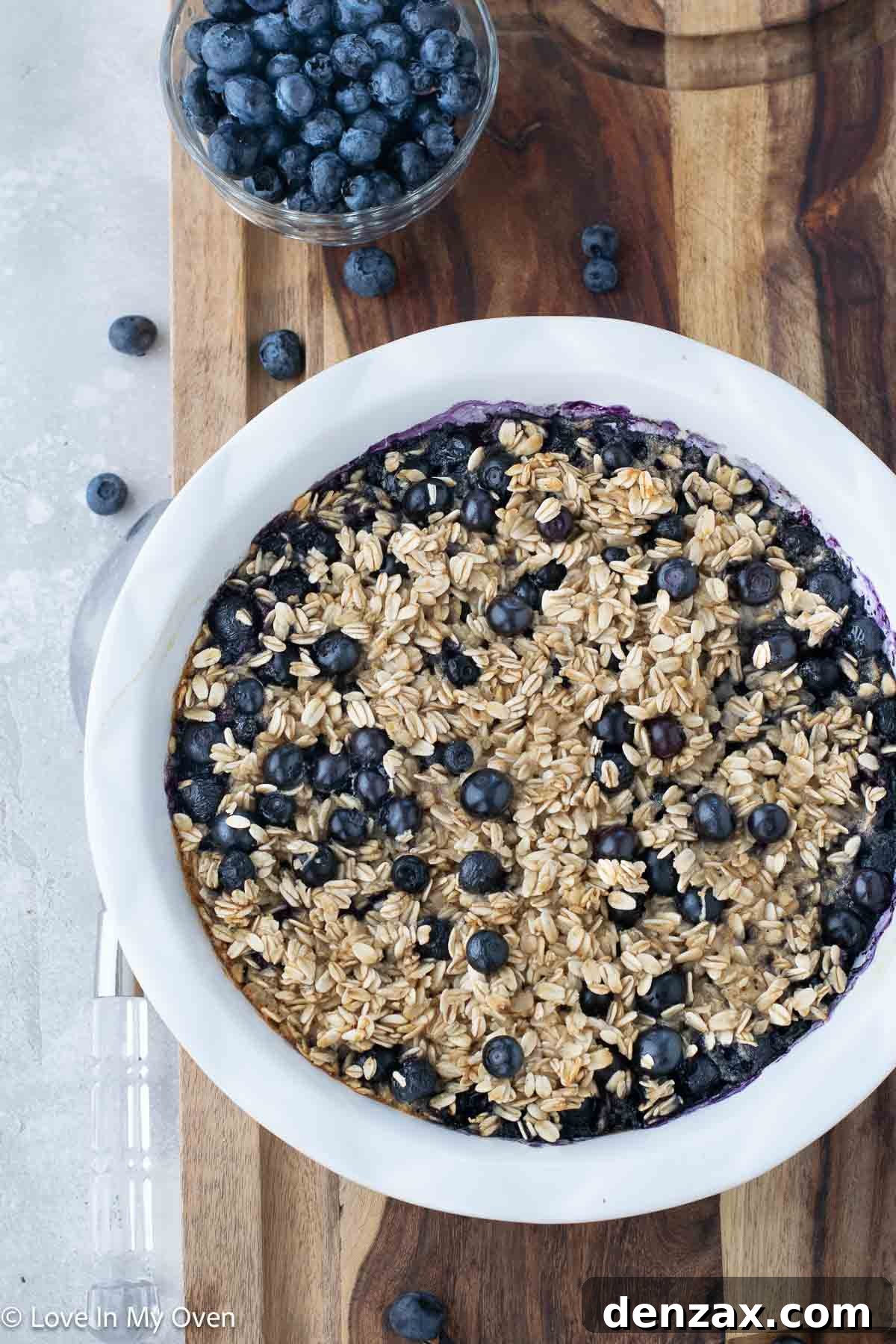 blueberry baked oatmeal