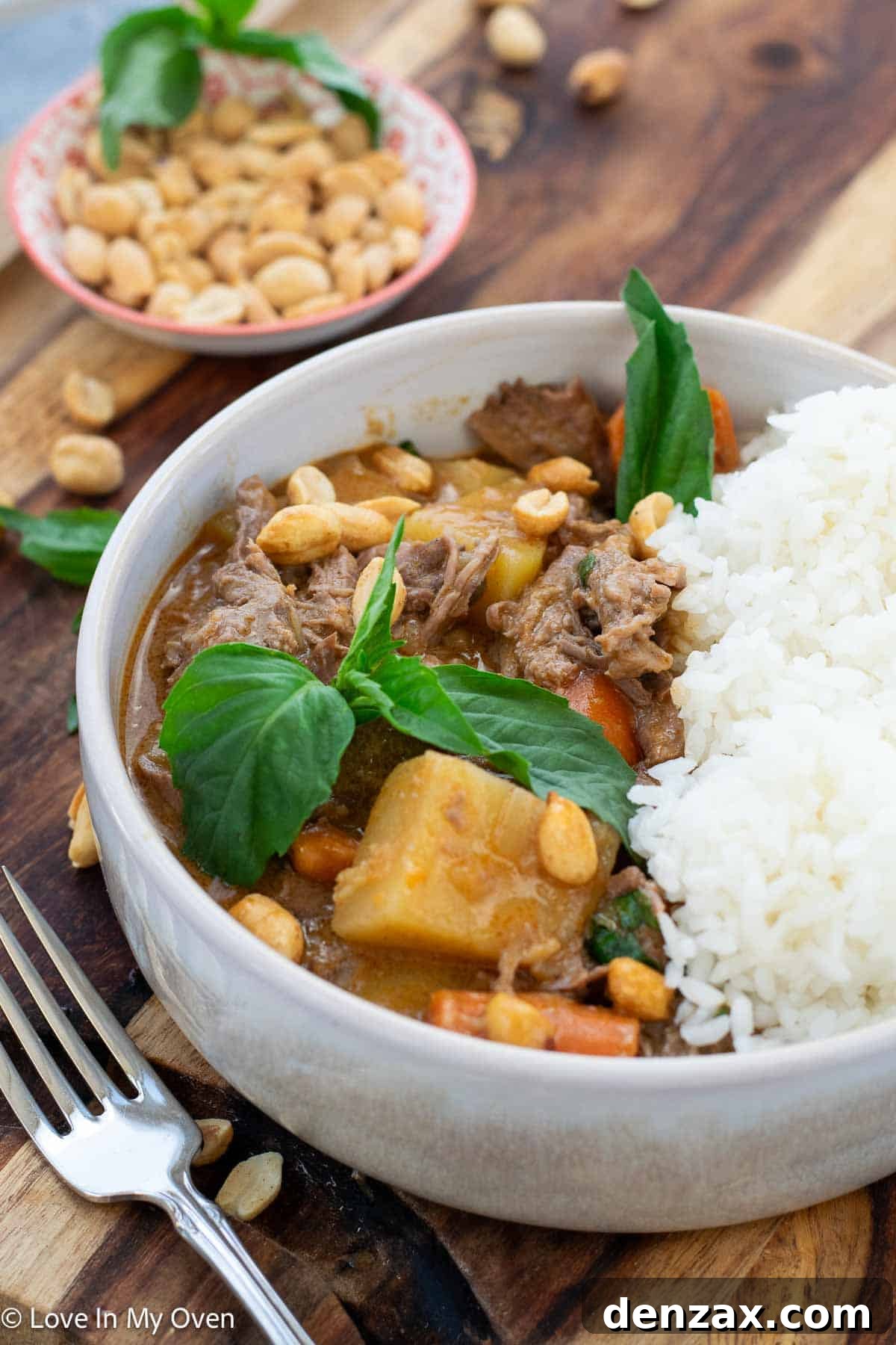 Rich and flavorful slow-cooked Beef Massaman Curry