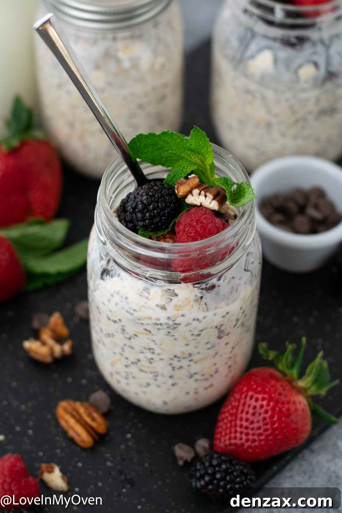 kefir overnight oats