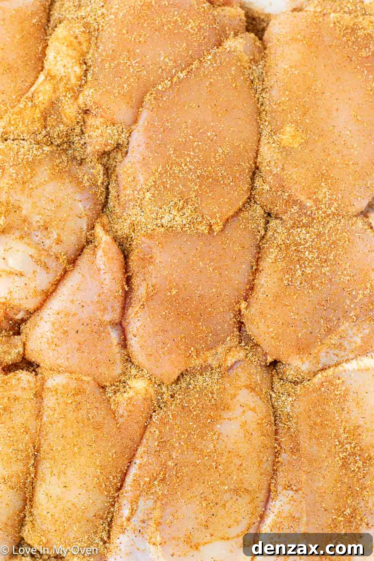 Seasoned chicken thighs for pulled chicken
