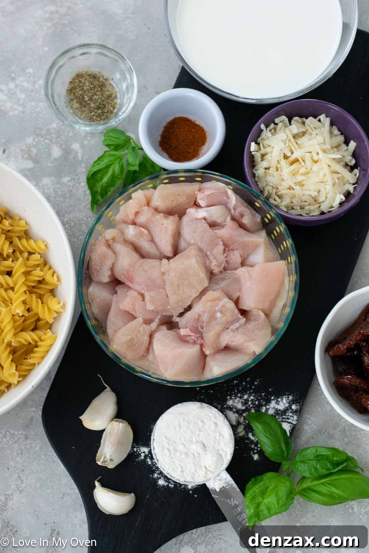 Marry Me Chicken Pasta Ingredients