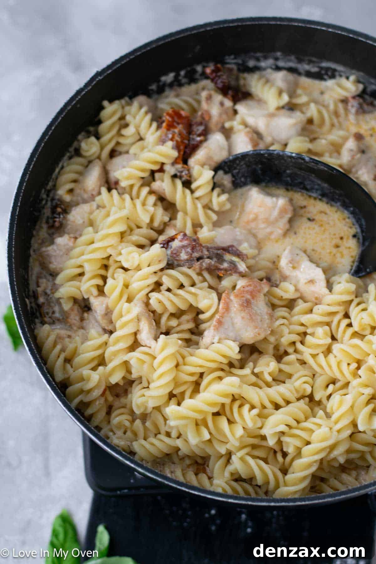 Marry Me Chicken Pasta finished dish