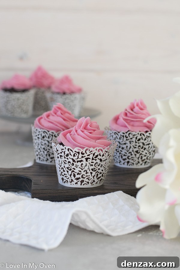 Velvet Double Chocolate Beetroot Cupcakes 2 double chocolate beet cupcakes