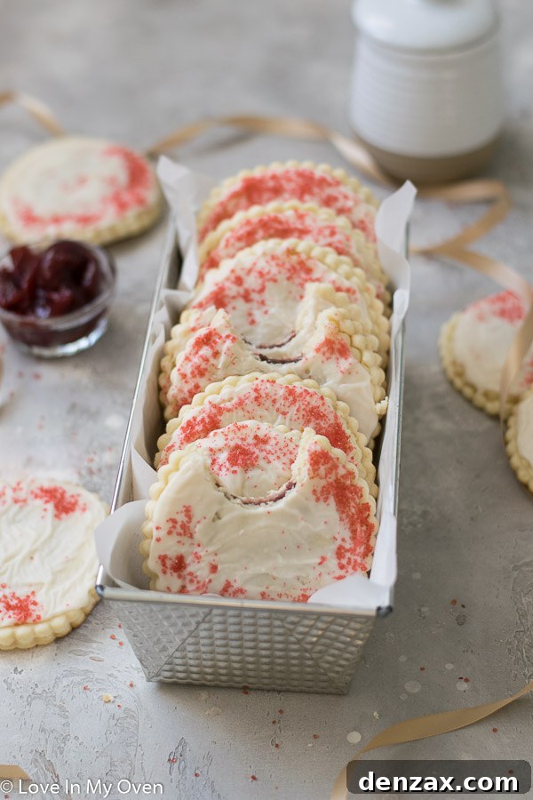 raspberry filled sugar cookies