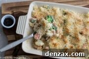 Creamy Vegetable Casserole with golden topping