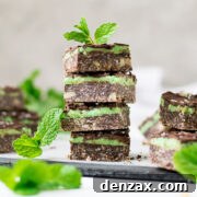 mint nanaimo bars