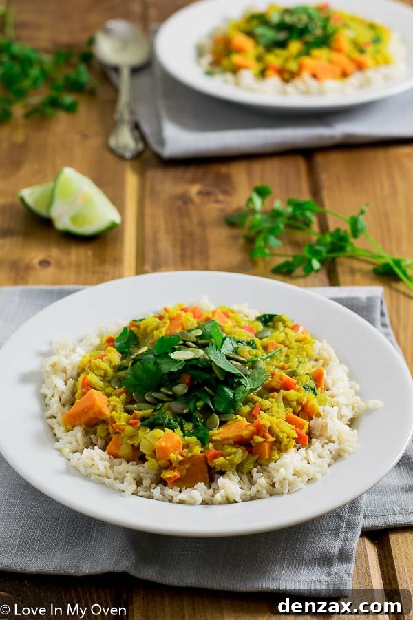 golden lentil curry