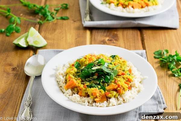 golden lentil curry