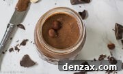 Homemade Notella in a jar