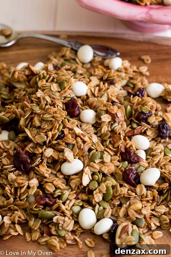 cherry almond granola