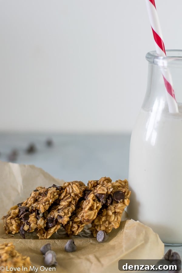 healthier oatmeal chocolate chip cookies