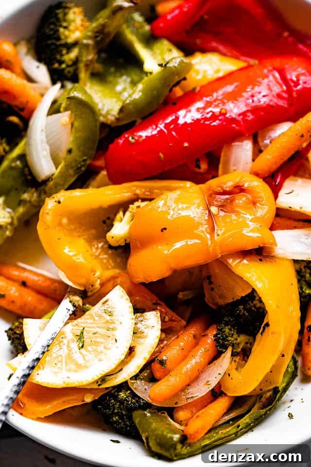 close up shot of grilled bell peppers and vegetables