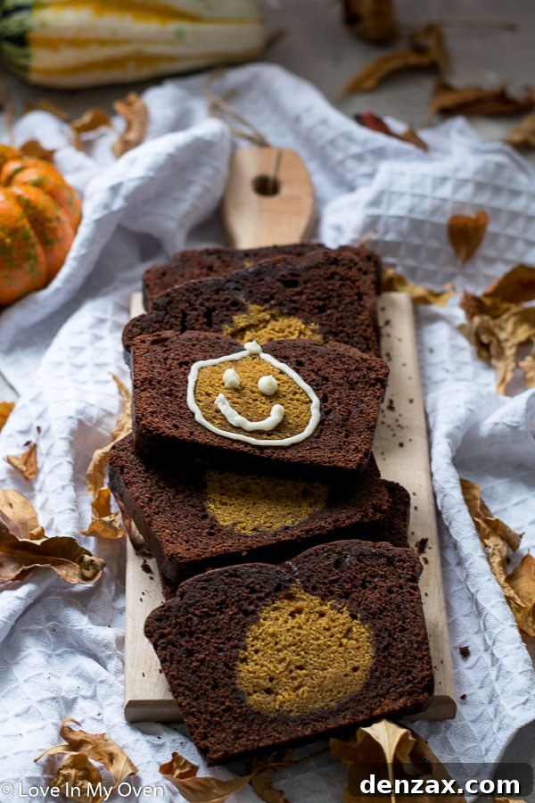 Assortment of Pumpkin Chocolate Loaf slices, ready to be enjoyed