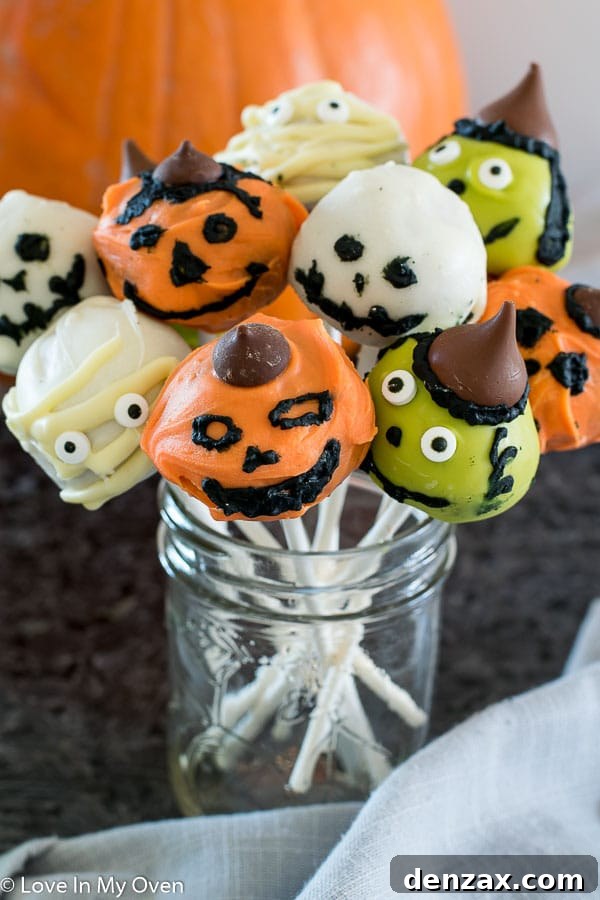 halloween cake pops