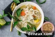 spicy thai chicken noodle soup