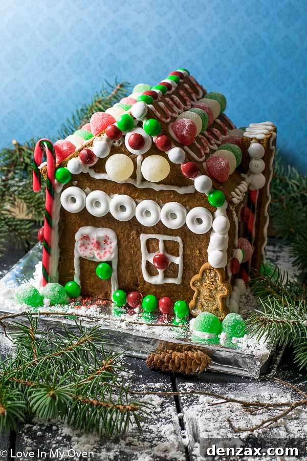 diy gingerbread house