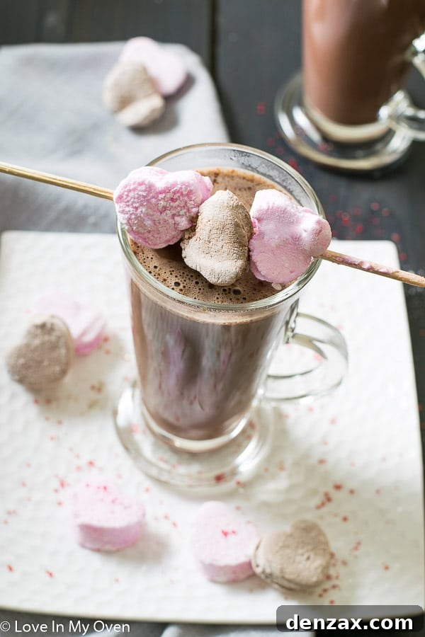 Heart-shaped Strawberry Marshmallows for Valentine's Day