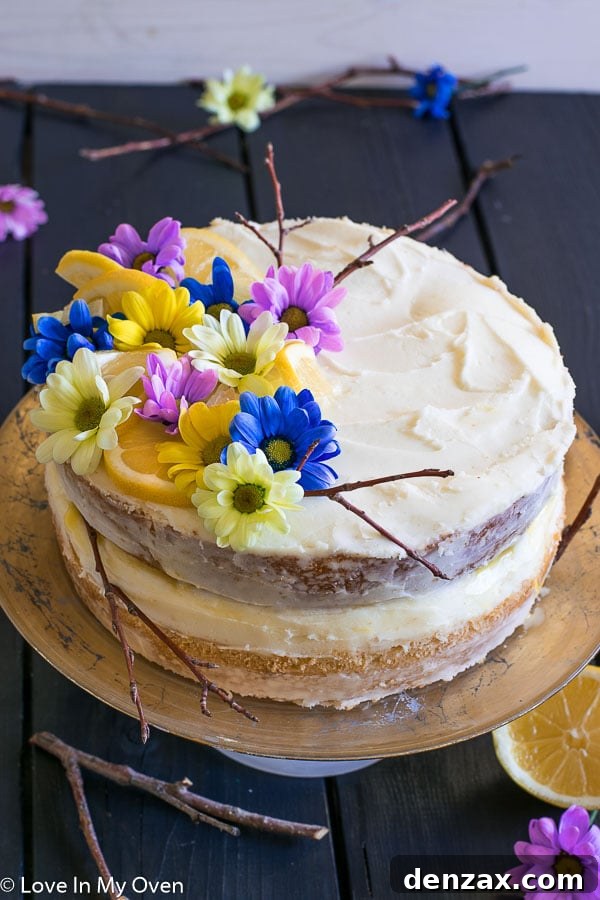Delicious Lemon Layer Cake Slices