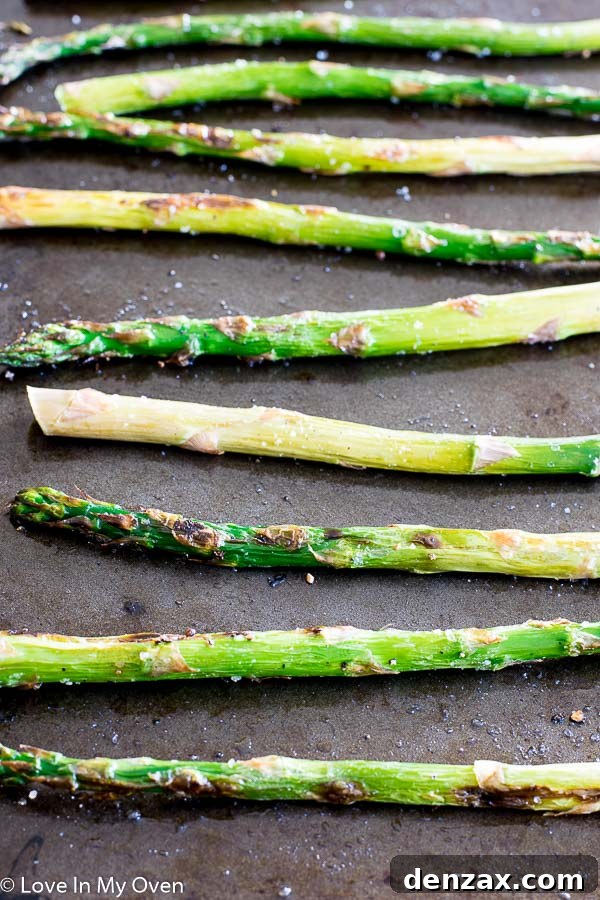 Serving Roasted Asparagus and Ricotta Fettuccine