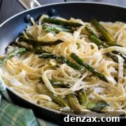 roasted asparagus pasta