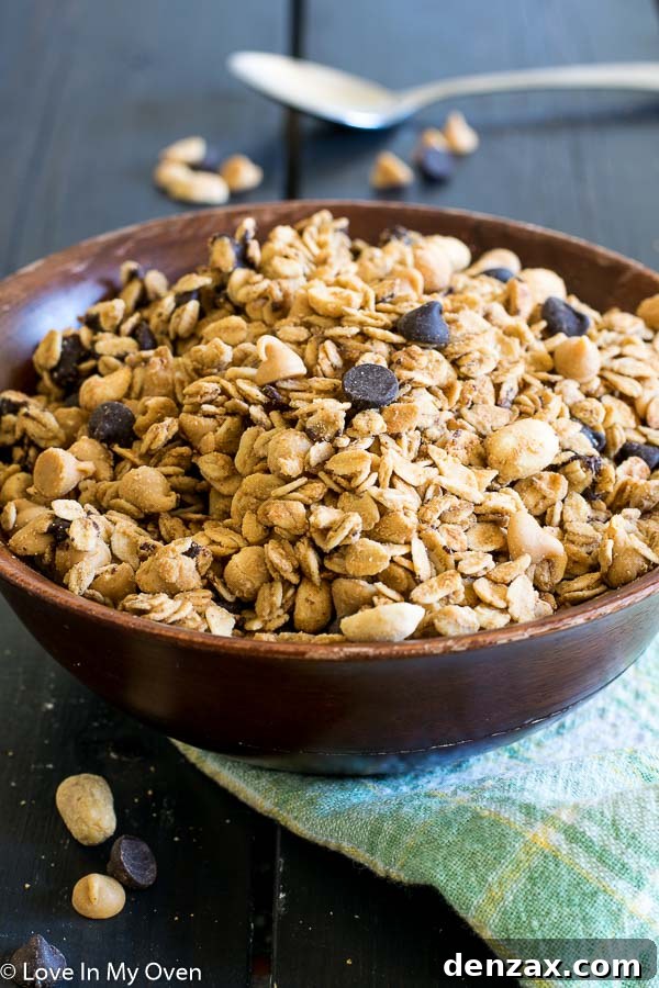 peanut butter granola