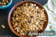 healthy peanut butter granola