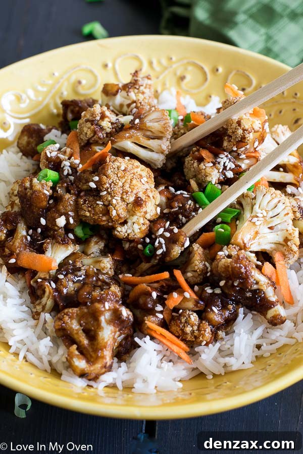 crispy mongolian cauliflower