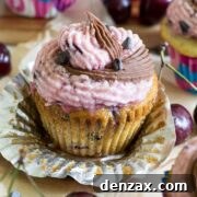 cherry chip cupcakes