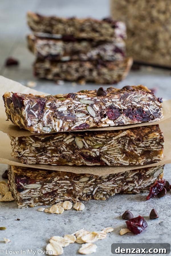 Nut-Free Chewy Granola Bars