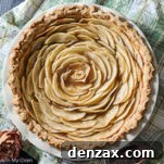 apple rose pie