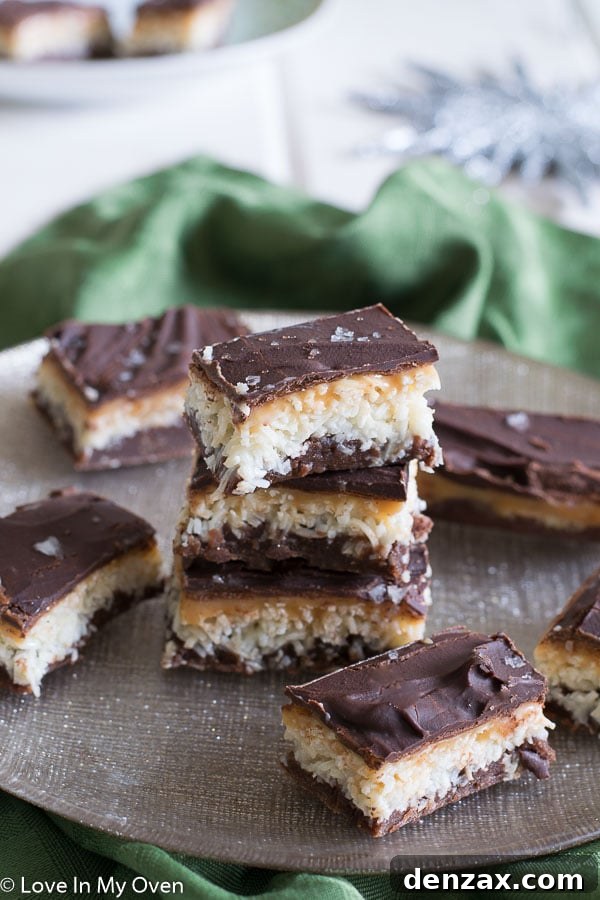 Decadent Chocolate Caramel Bliss Bars with Layers