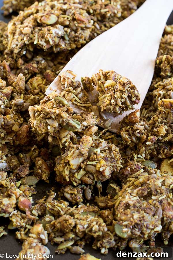 Delicious Homemade Grain-Free Granola with Nuts and Seeds