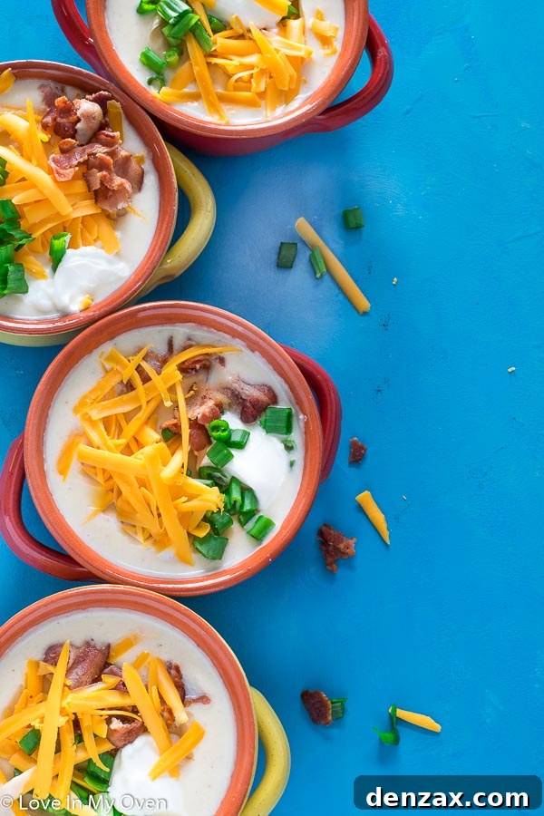 Instant Pot Loaded Cauliflower Soup