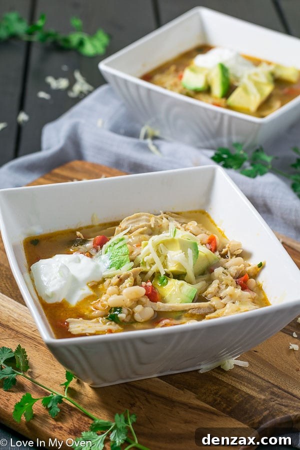 Easy Leftover White Chicken Chili