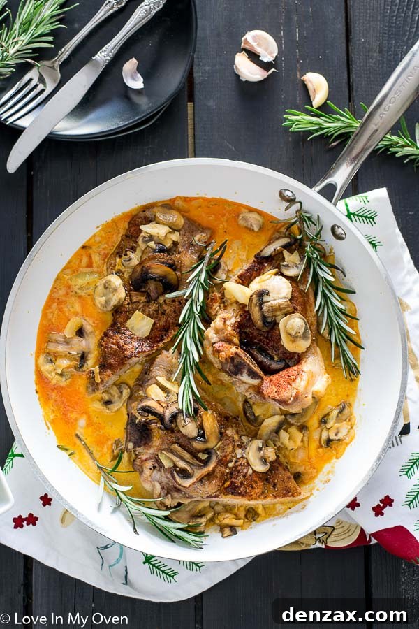 Easy One-Pan Pork Chops and Rice 2 Juicy One-Pan Pork Chops and Mushrooms with Rice