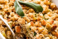 Herb Stuffing Recipe with Fresh Garden Herbs