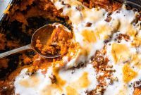 Creamy Sweet Potato Casserole with Crunchy Pecan Topping