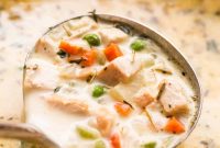 Creamy Leftover Turkey Pot Pie Soup Recipe